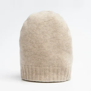 Beige And White Bicolor Cashmere Beanie>E.Marinella Best