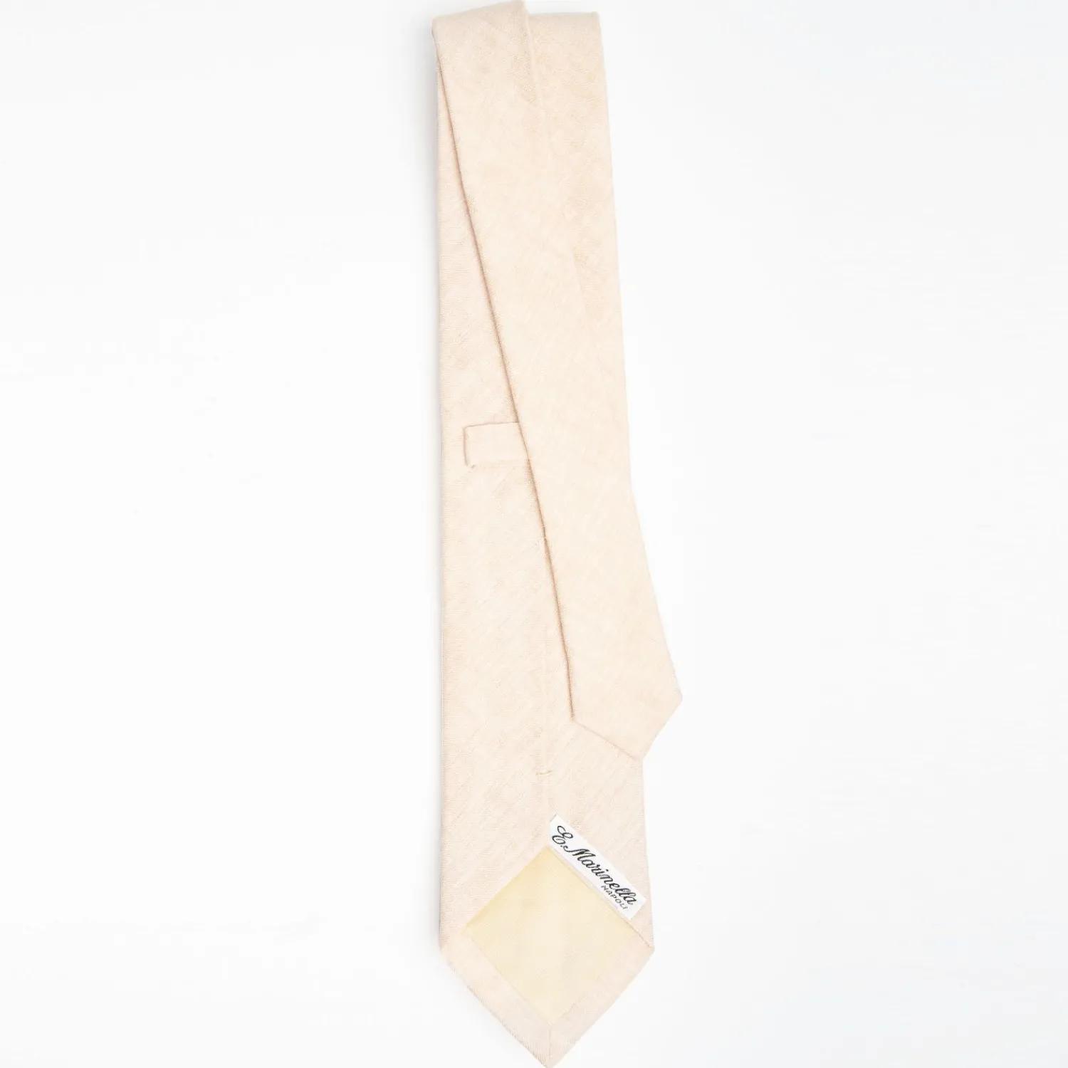 Beige Sartorial Linen Tie Solid Color>E.Marinella Best