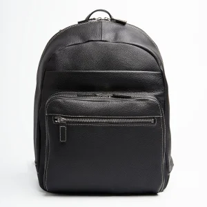 Black Leather Back Pack>E.Marinella Discount