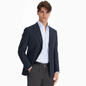 Blue Jacket With Lining Crafted By Pattern 1946 Archive Collection>E.Marinella Sale