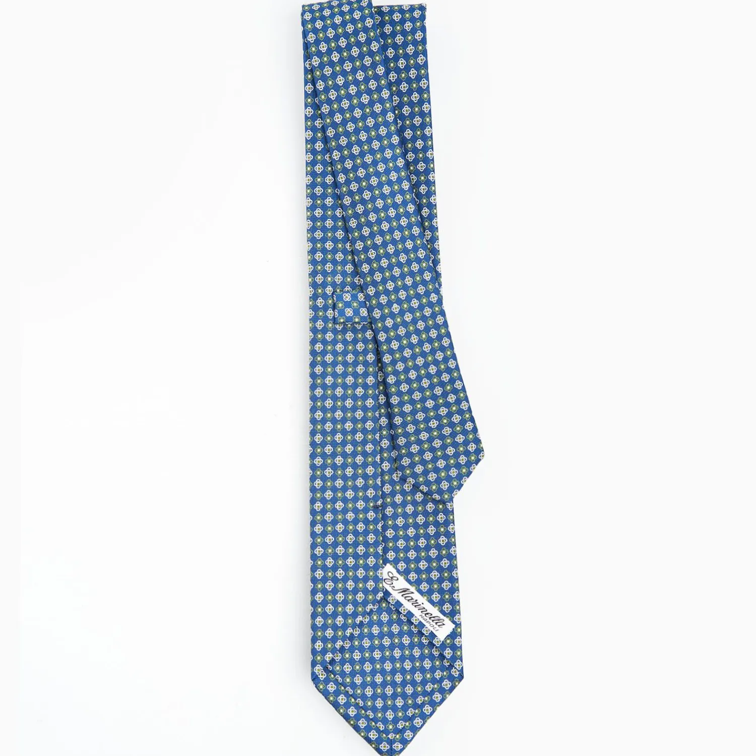 Blue Sartorial Classic Silk Tie - Small Flower Pattern>E.Marinella Cheap