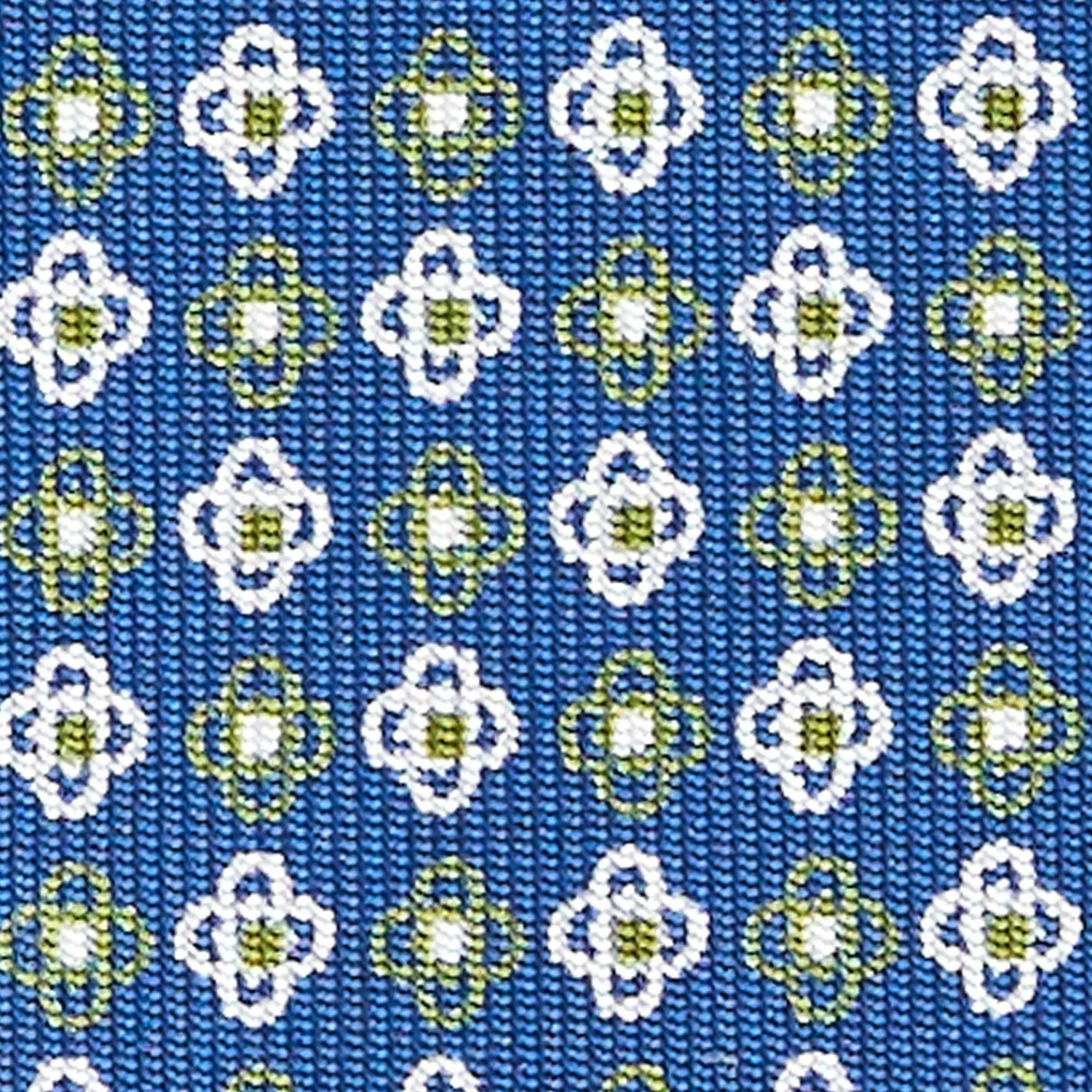 Blue Sartorial Classic Silk Tie - Small Flower Pattern>E.Marinella Cheap