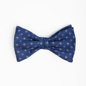 Bluette Pre-Knotted Silk Bowtie Small Flower Pattern>E.Marinella Best