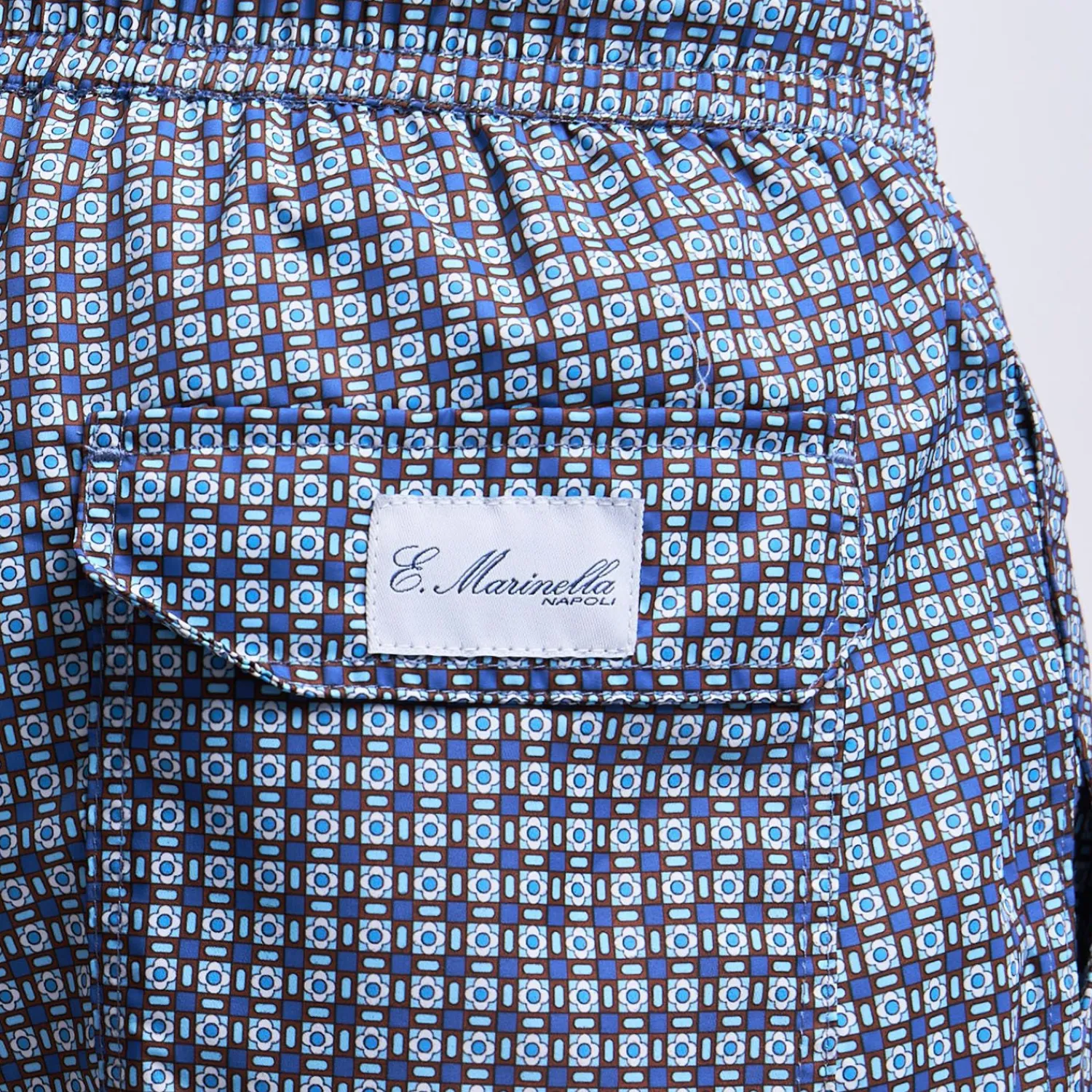 Bluette Swim Short - Large Flower Pattern>E.Marinella Fashion