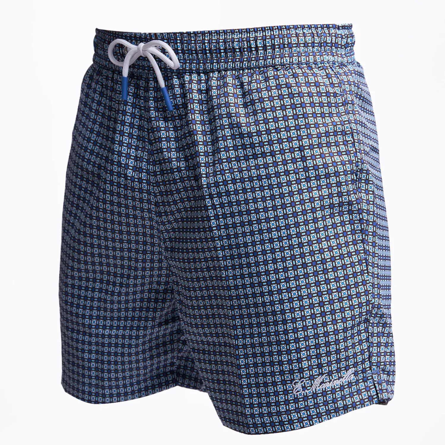 Bluette Swim Short - Large Flower Pattern>E.Marinella Fashion