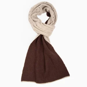 Brown And Beige Dots Cashmere Neck Warmer>E.Marinella Best