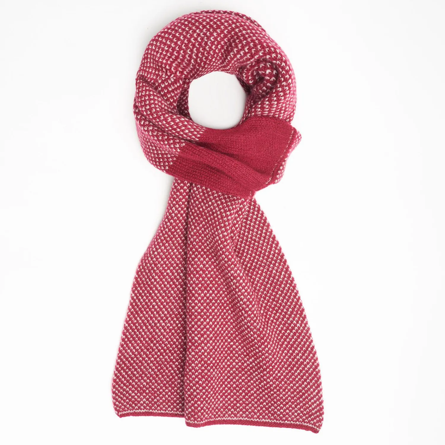 Burgundy And Camel Cashmere Neck Warmer>E.Marinella Cheap