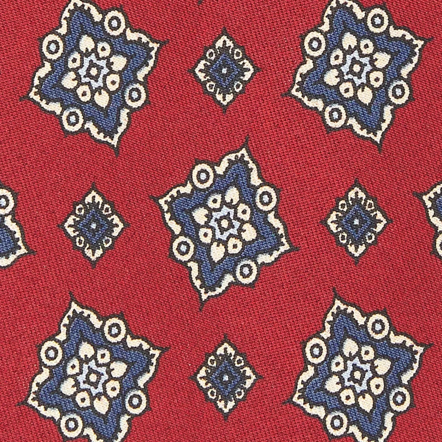 Burgundy Archivio Collection Silk Tie 1984-04>E.Marinella Online