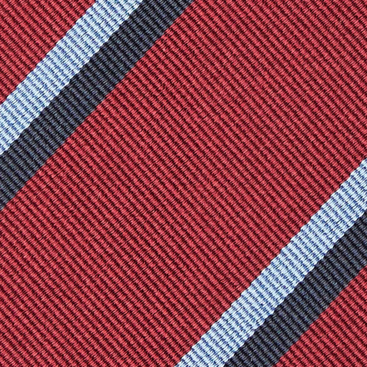 Burgundy Sartorial Striped Silk Tie>E.Marinella Outlet