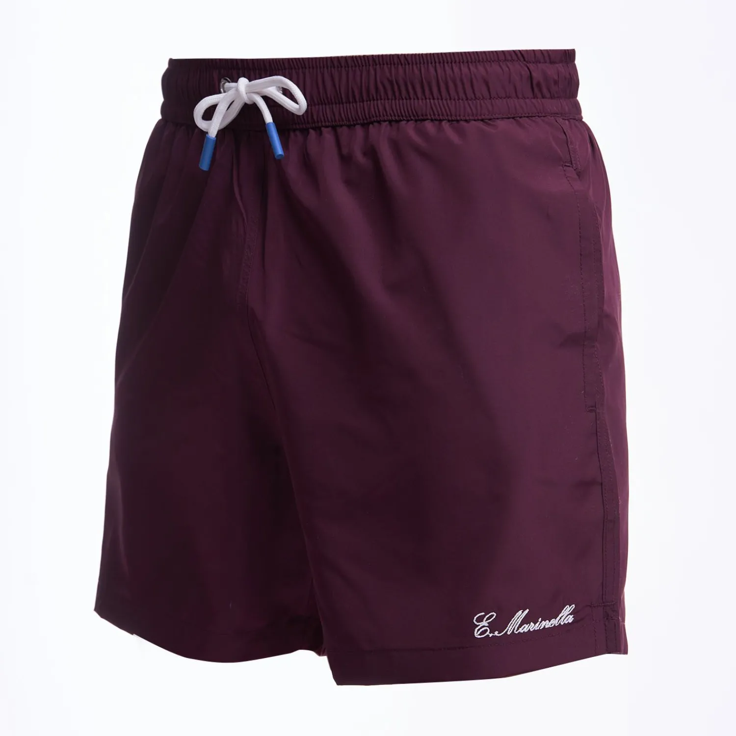 Burgundy Swim Short - Plain Colour>E.Marinella Best
