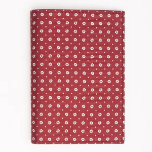 Burgundy Vertical Wallet In Silk And Leather>E.Marinella Sale