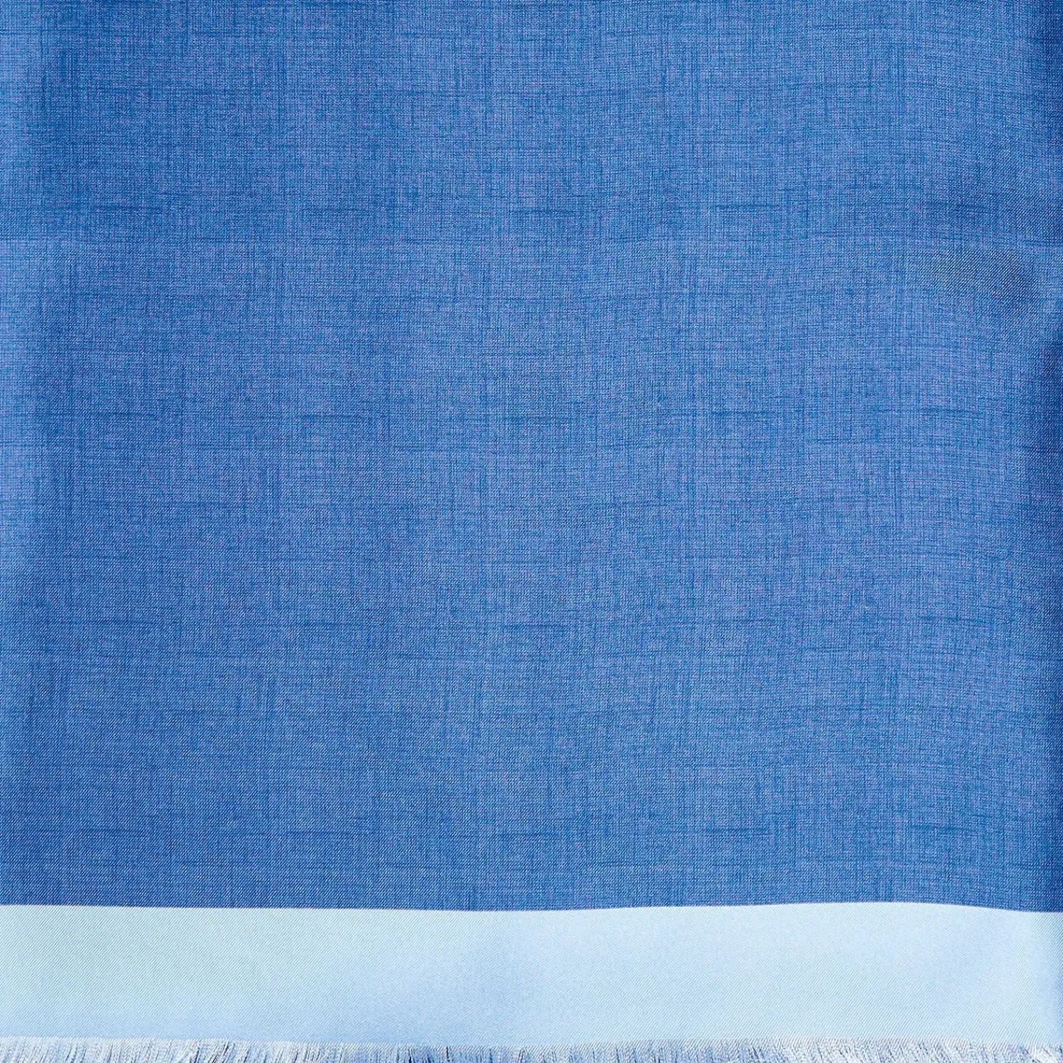 Dark And Light Blue Double Silk Scarf>E.Marinella Outlet