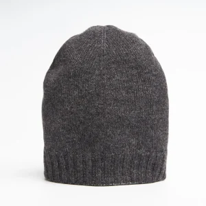 Dark And Light Grey Bicolor Cashmere Beanie>E.Marinella New