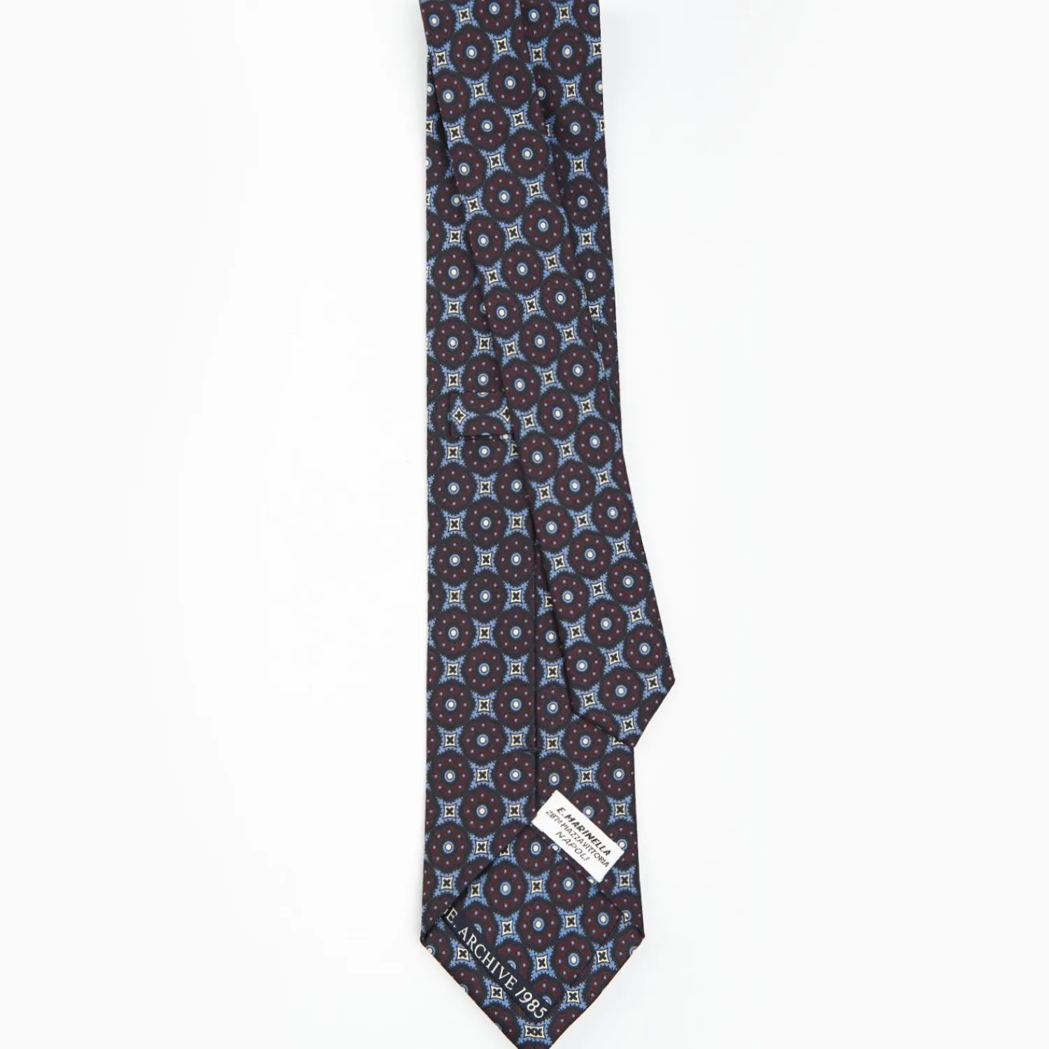 Dark Blue Archivio Collection Silk Tie 1985-02>E.Marinella Clearance