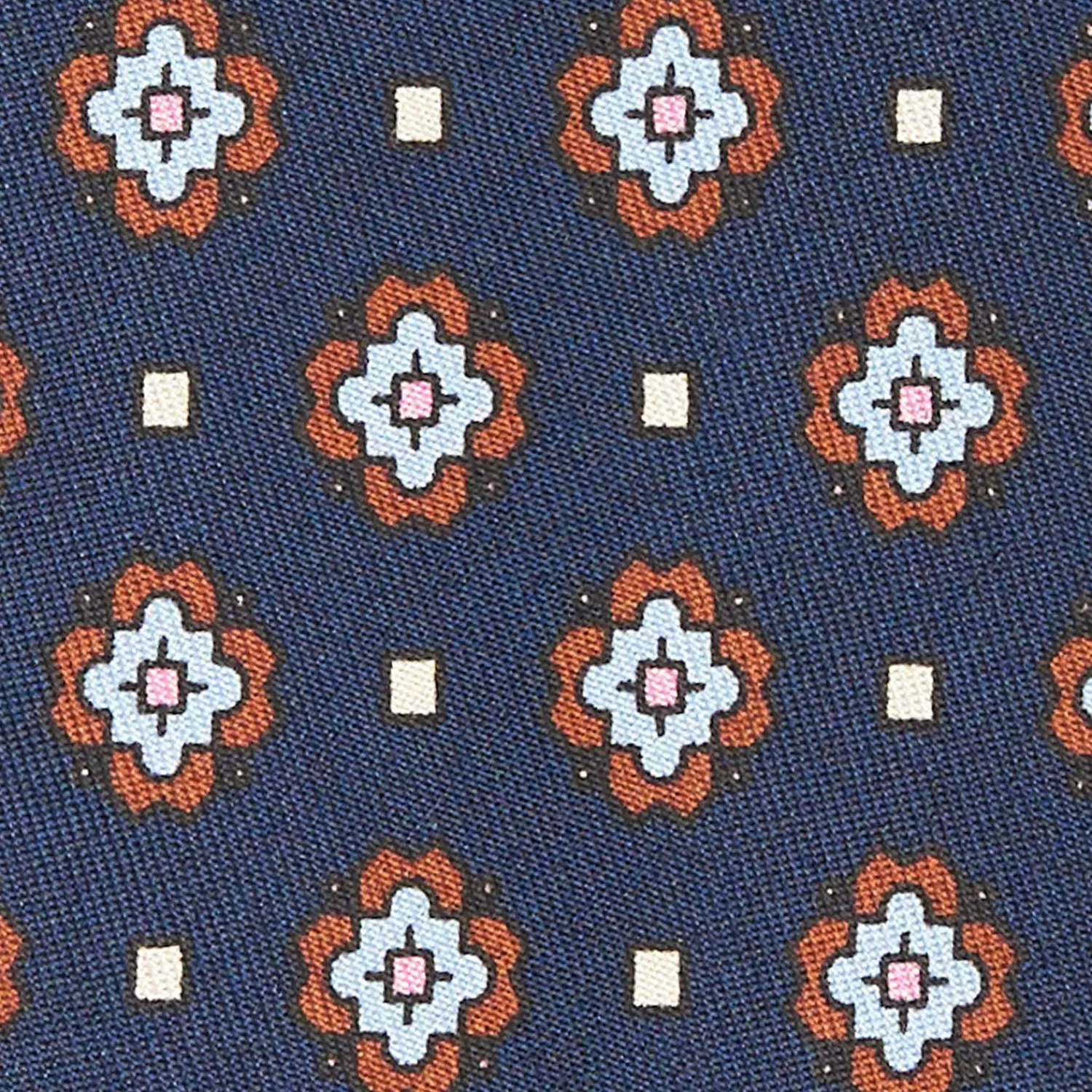 Dark Blue Archivio Collection Silk Tie 1989-02>E.Marinella Best