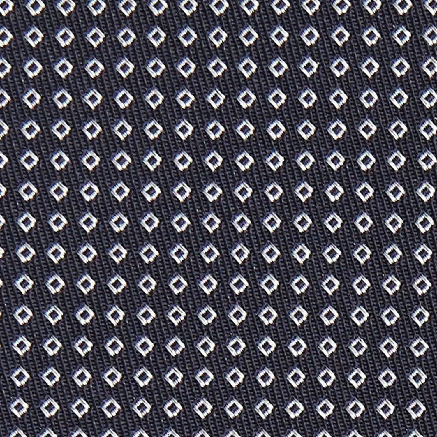 Dark Blue Ceremonial Jacquard Silk Tie Small Geometric Pattern>E.Marinella Clearance