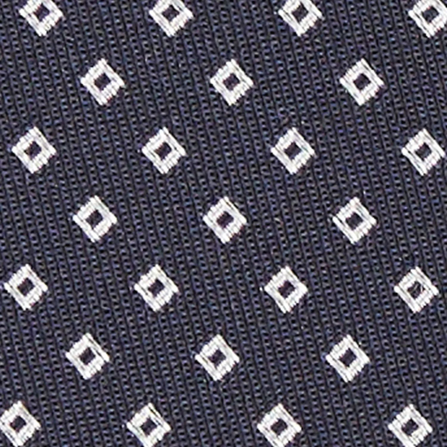 Dark Blue Ceremonial Jacquard Silk Tie Small Geometric Pattern>E.Marinella Cheap