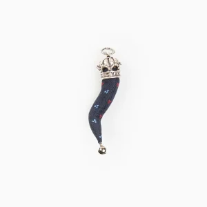 Dark Blue Good-Luck Charm>E.Marinella New