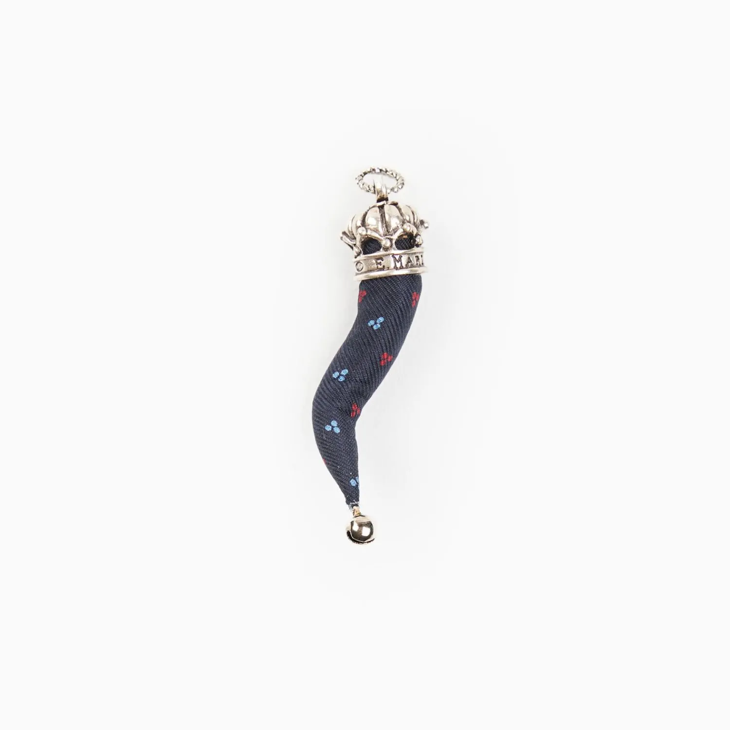 Dark Blue Good-Luck Charm>E.Marinella New