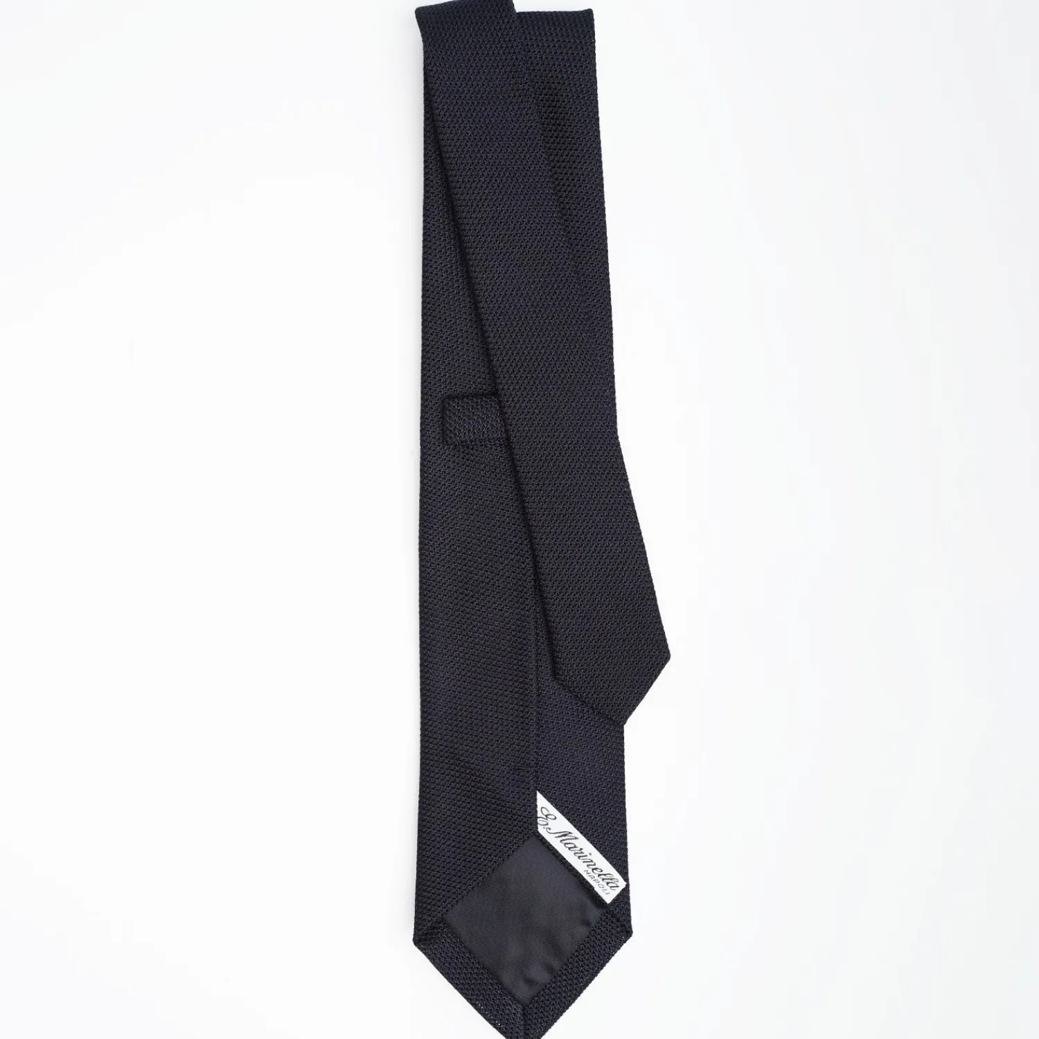 Dark Blue Sartorial Granadine Silk Tie>E.Marinella Discount