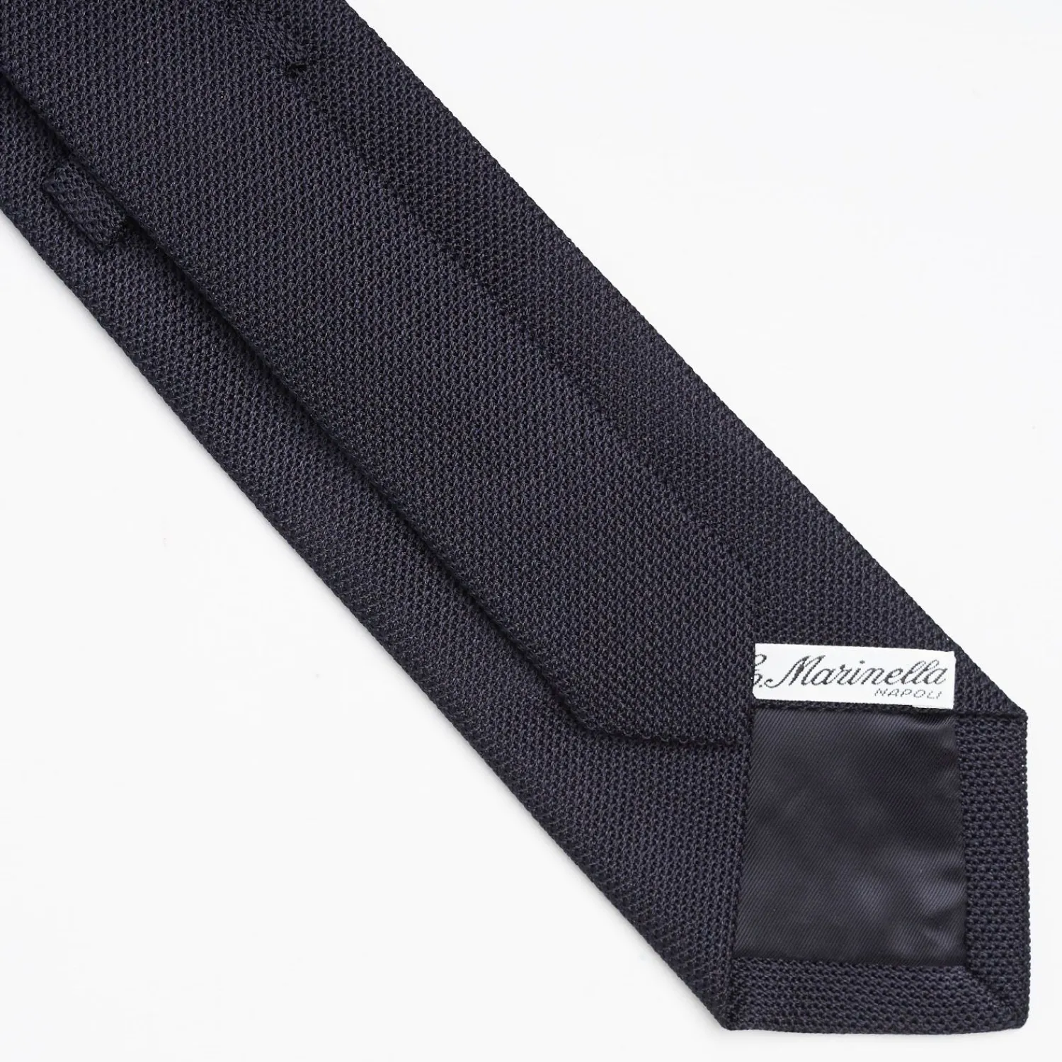 Dark Blue Sartorial Granadine Silk Tie>E.Marinella Discount