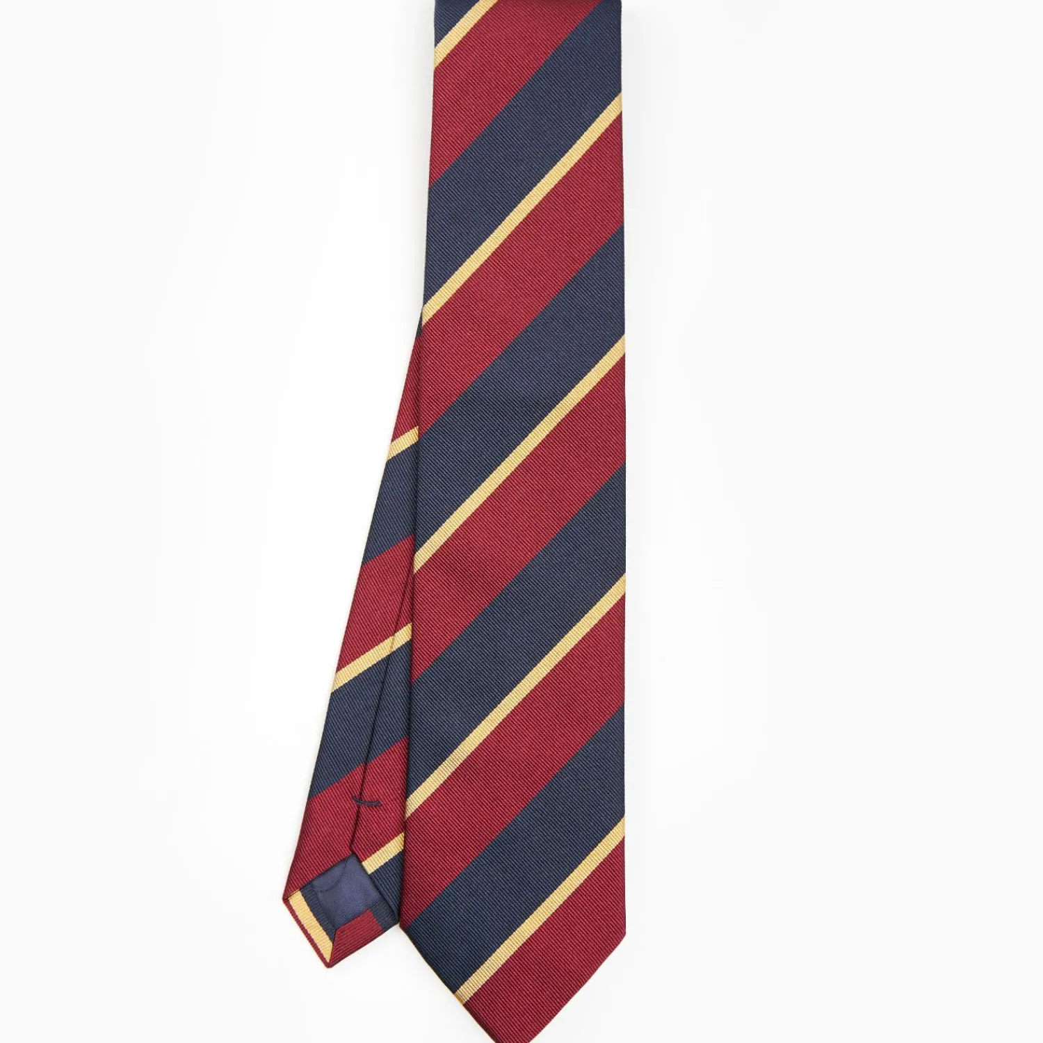 Dark Blue Sartorial Striped Silk Tie>E.Marinella Flash Sale