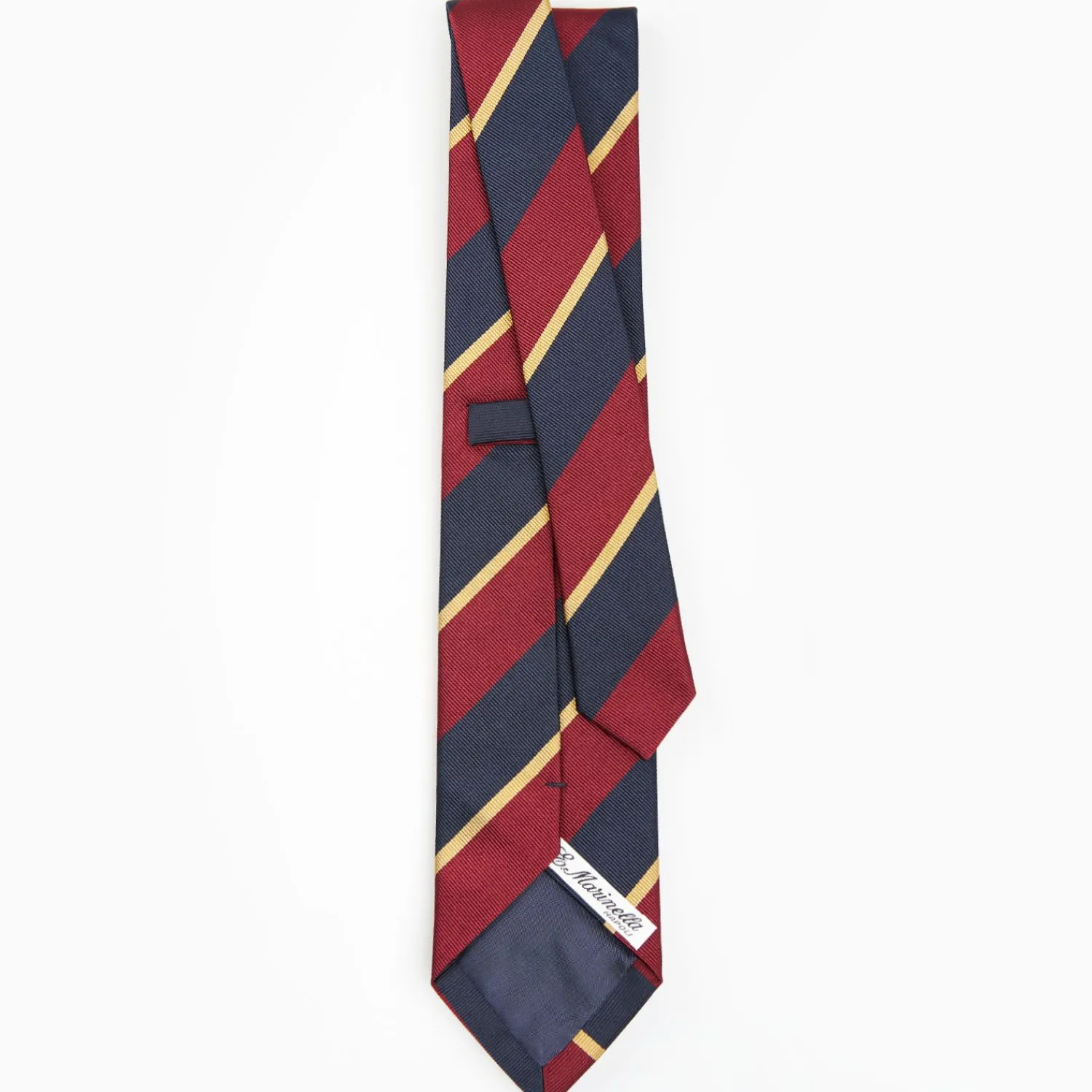 Dark Blue Sartorial Striped Silk Tie>E.Marinella Flash Sale