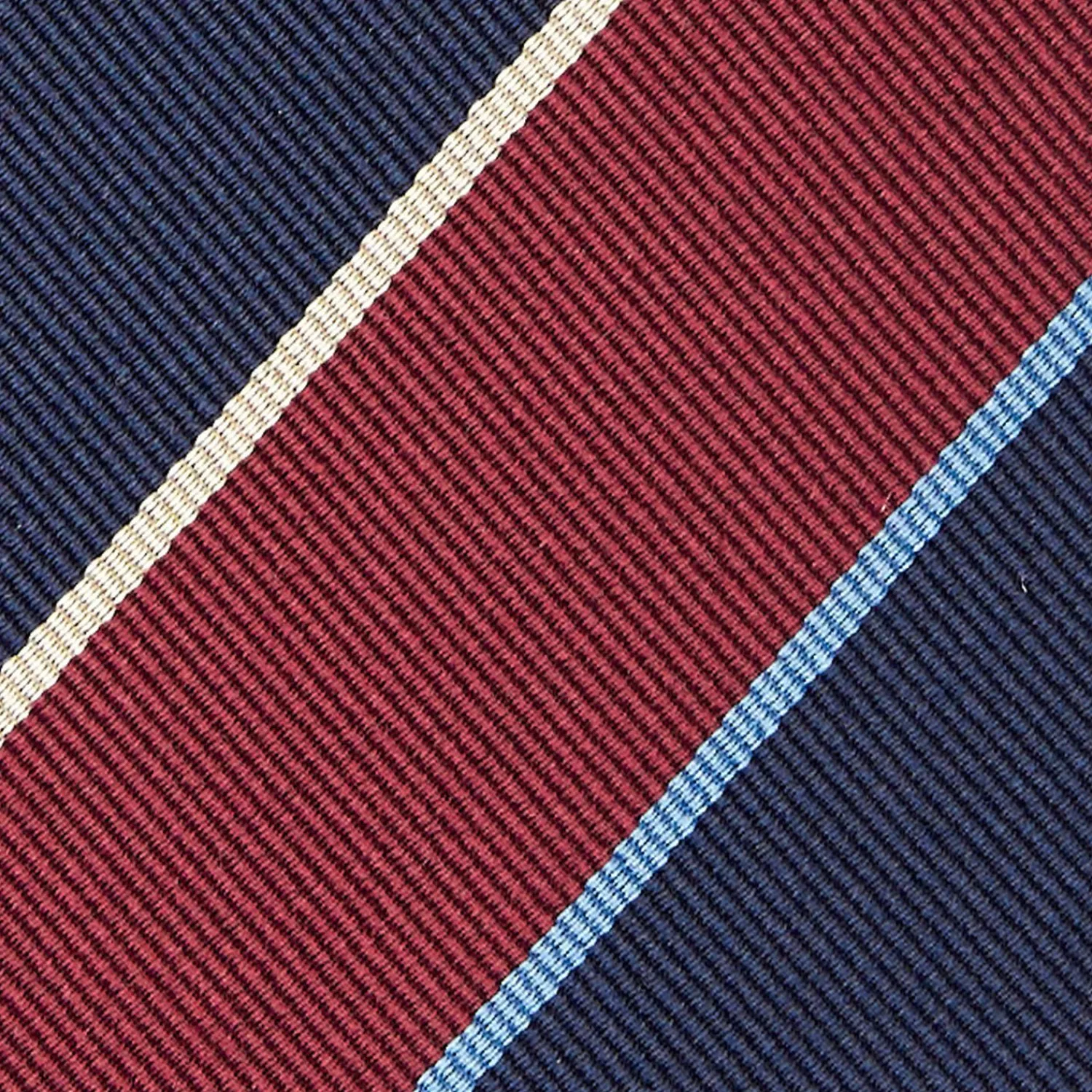 Dark Blue Sartorial Striped Silk Tie>E.Marinella Online