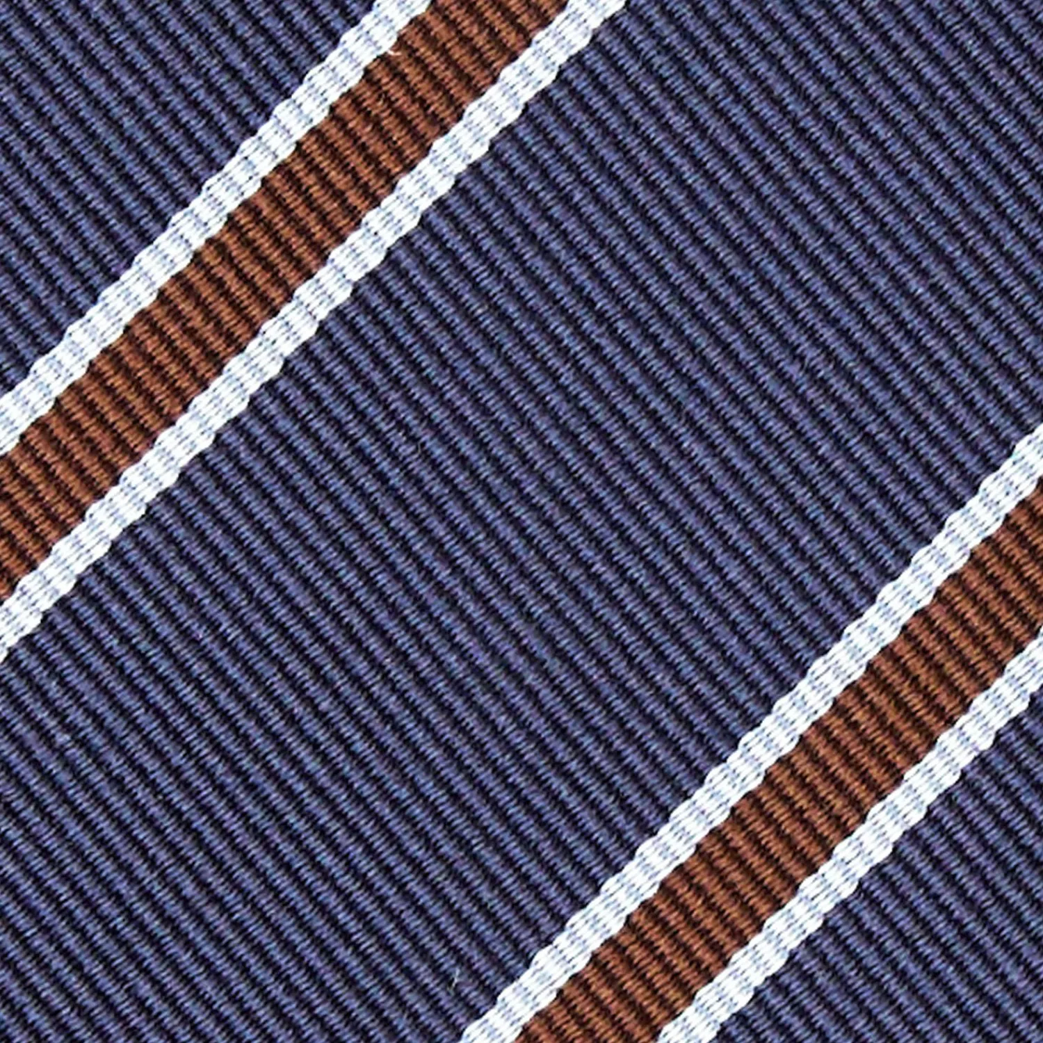 Dark Blue Sartorial Striped Silk Tie>E.Marinella Sale