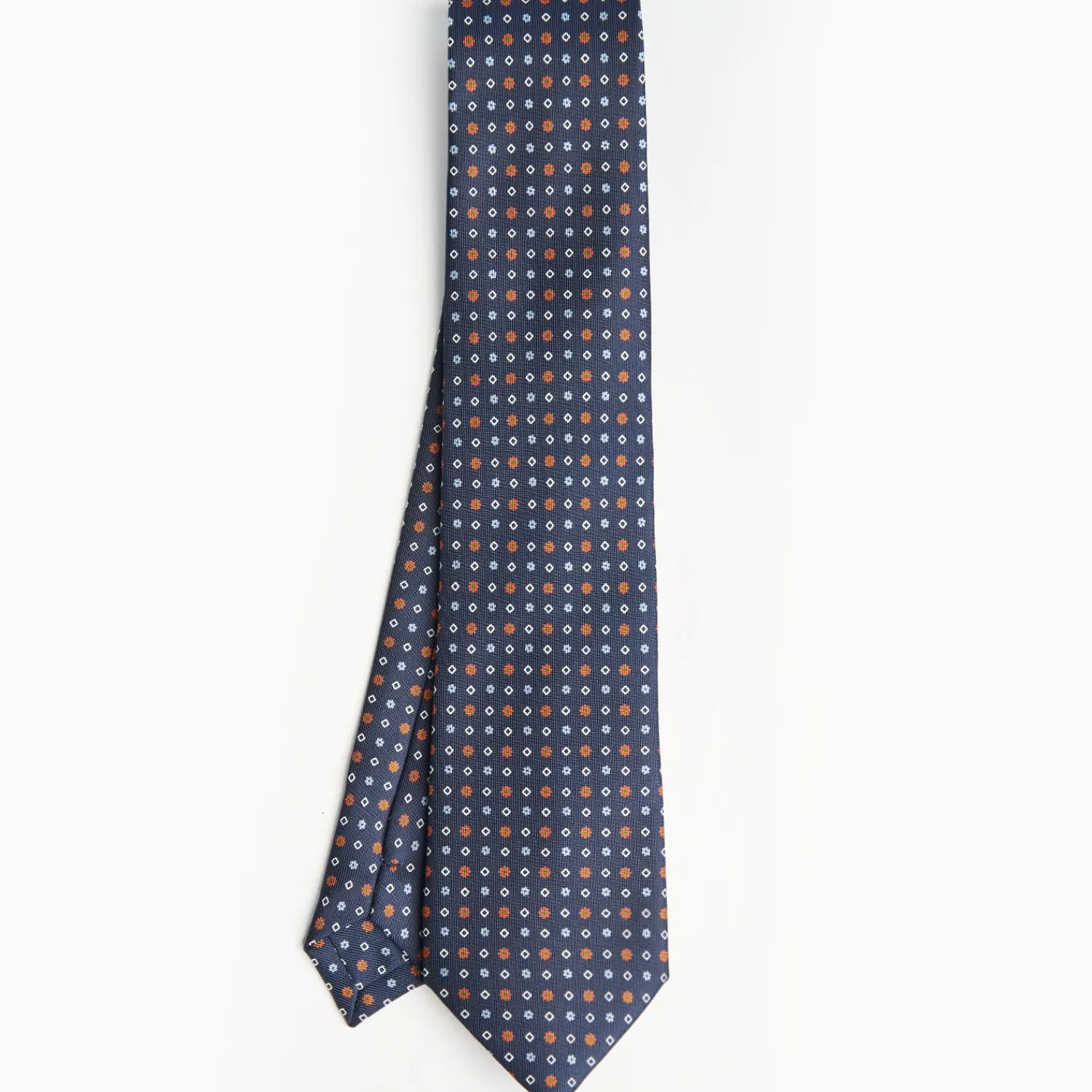 Dark Blue Sartorial Tie - Small Designs>E.Marinella New