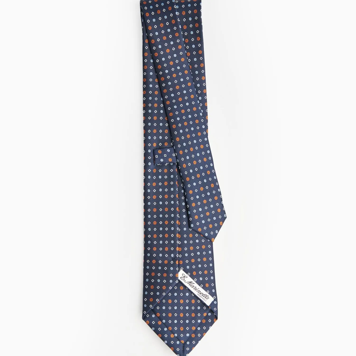 Dark Blue Sartorial Tie - Small Designs>E.Marinella New