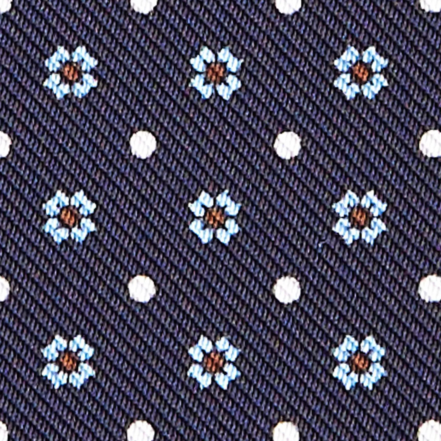 Dark Blue Silk And Leather Folding Card Holder - 10 Compartments>E.Marinella New