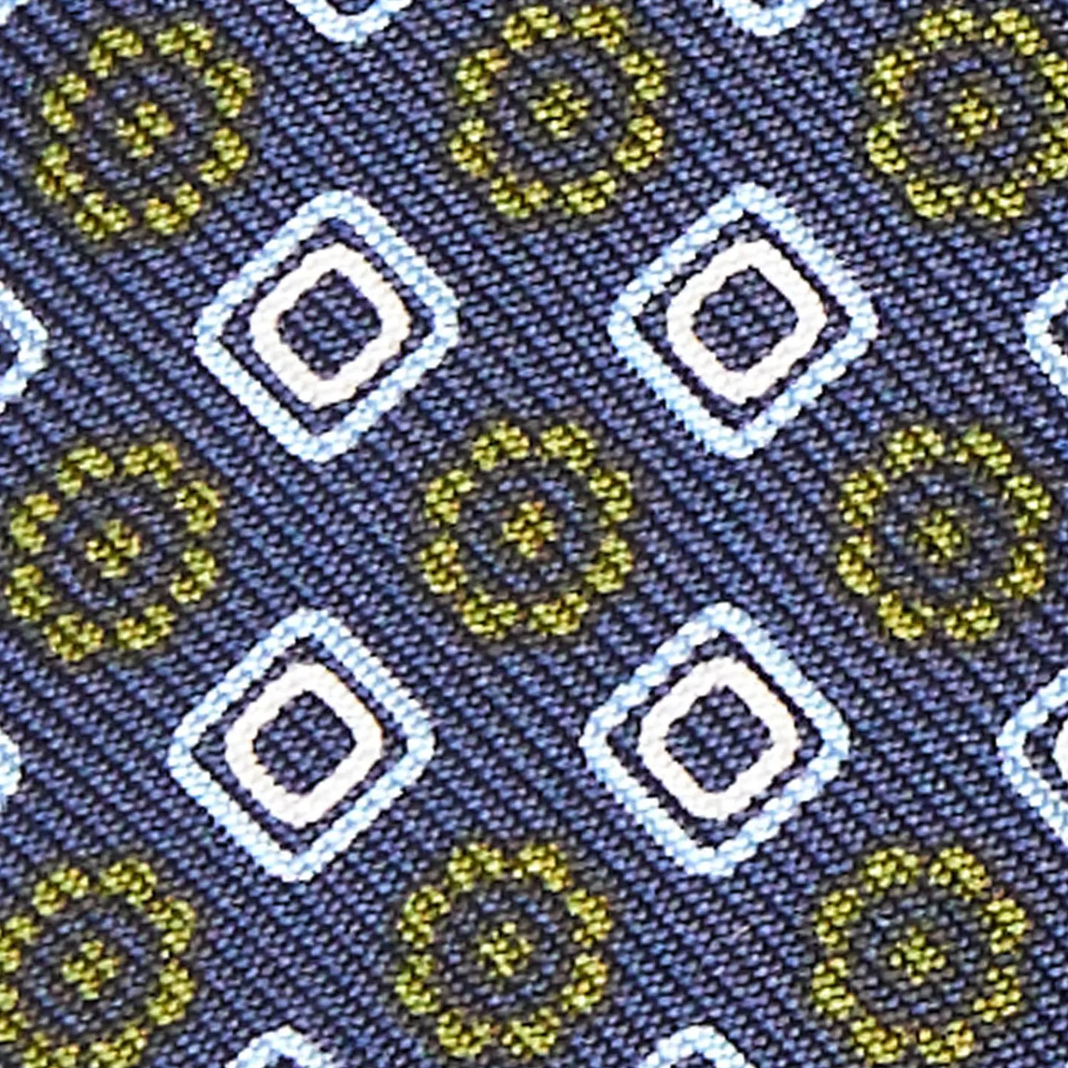 Dark Blue Silk Bowtie To Self-Tie - Small Flower Pattern>E.Marinella Shop