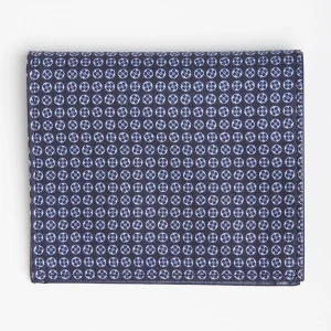 Dark Blue Small Wallet In Silk And Leather>E.Marinella Shop