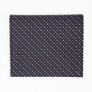 Dark Blue Small Wallet In Silk And Leather>E.Marinella Best
