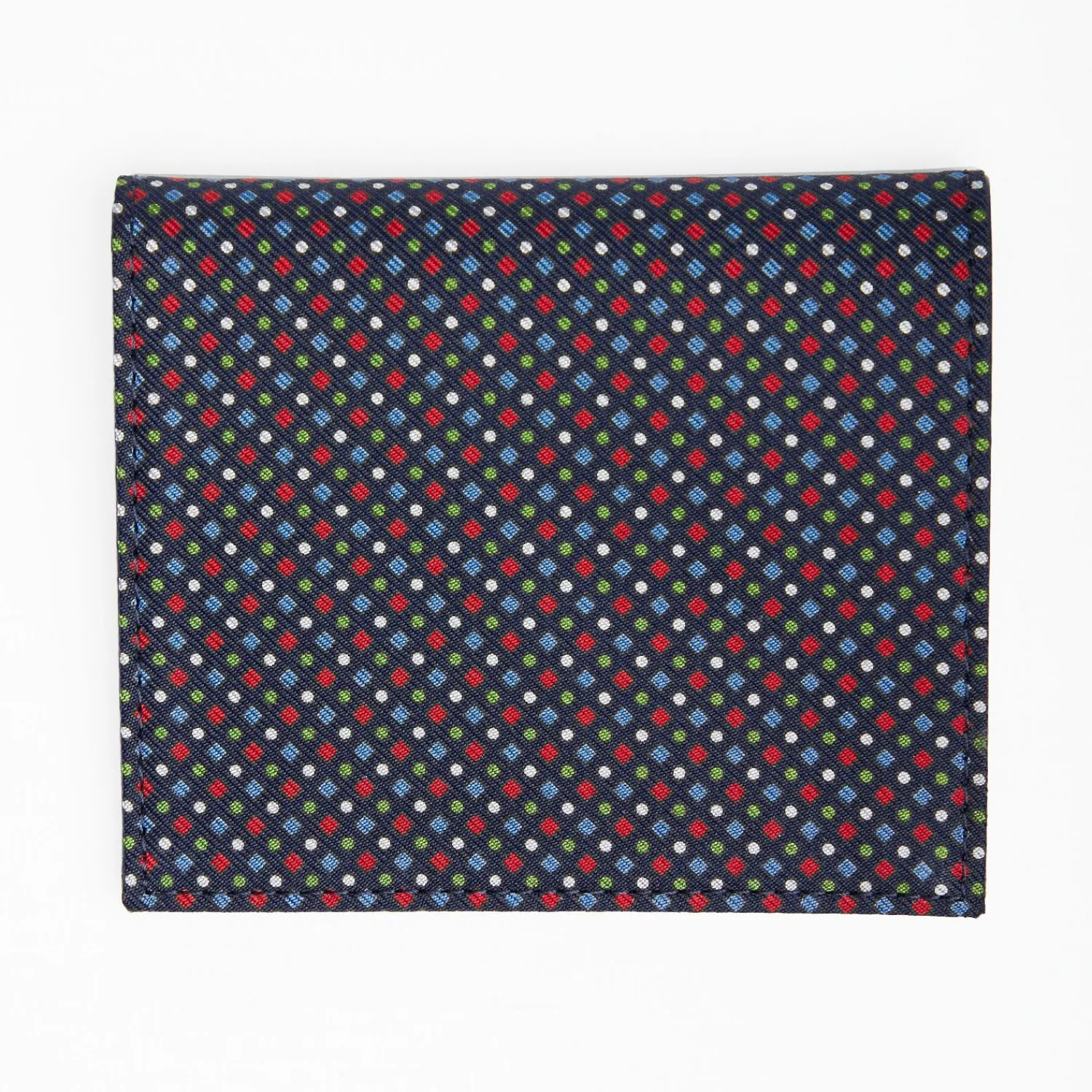 Dark Blue Small Wallet In Silk And Leather>E.Marinella Best