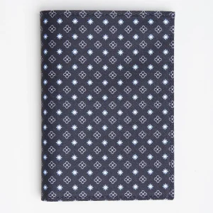 Dark Blue Vertical Wallet In Silk And Leather>E.Marinella Best