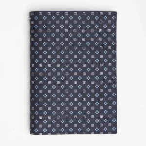 Dark Blue Vertical Wallet In Silk And Leather>E.Marinella Best