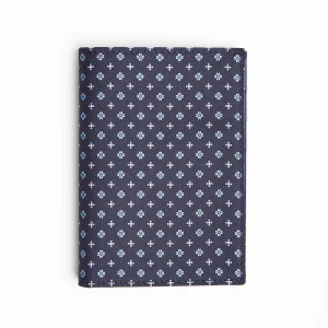 Dark Blue Vertical Wallet In Silk And Leather>E.Marinella Hot