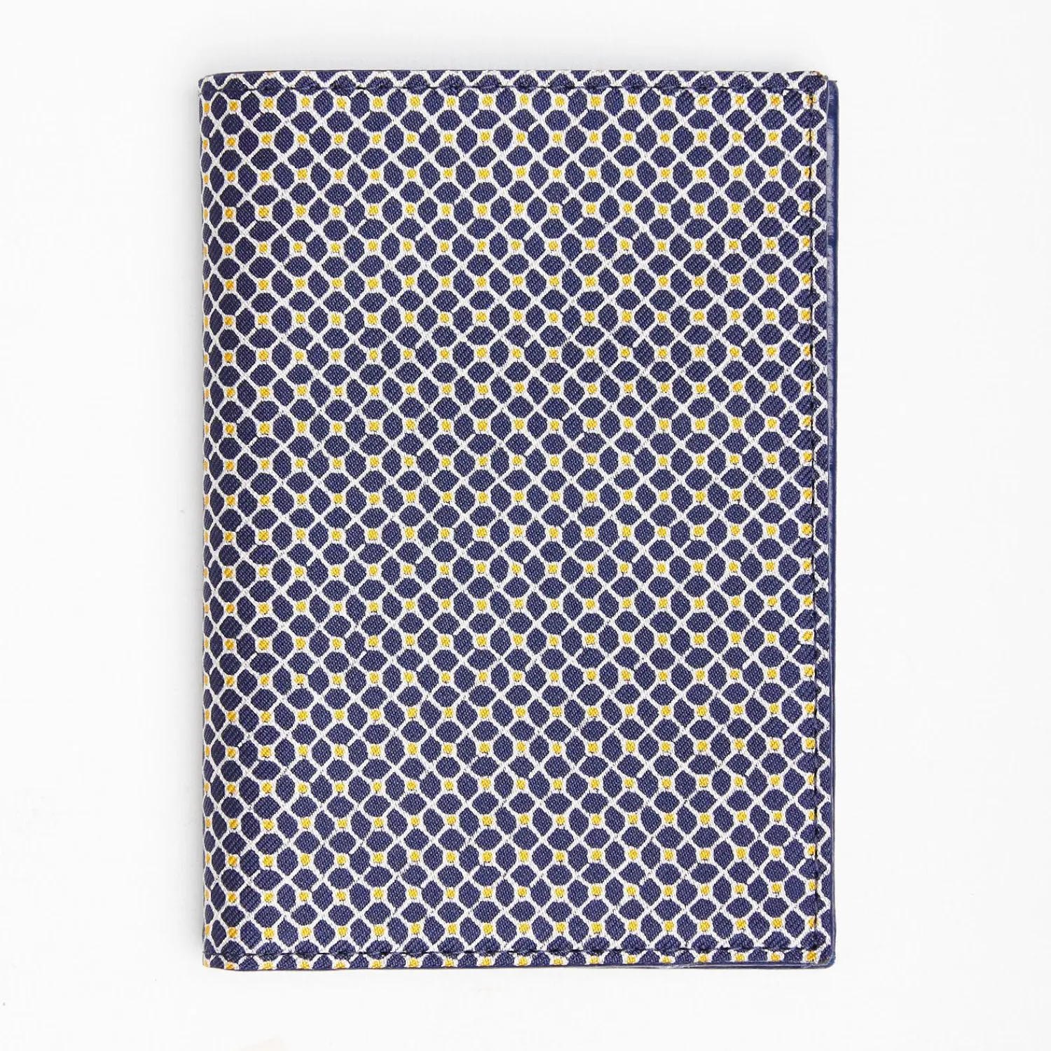 Dark Blue Vertical Wallet In Silk And Leather>E.Marinella Outlet