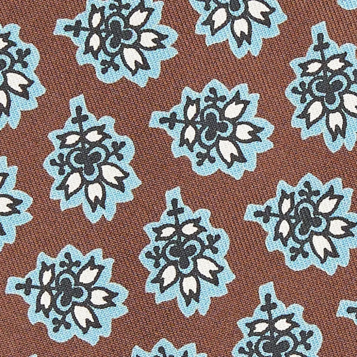 Dark Brown Archivio Collection Silk Tie 1935-05>E.Marinella Store