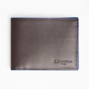 Dark Brown Leather Horizontal Wallet>E.Marinella Cheap
