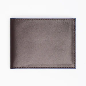 Dark Brown Leather Horizontal Wallet>E.Marinella Flash Sale