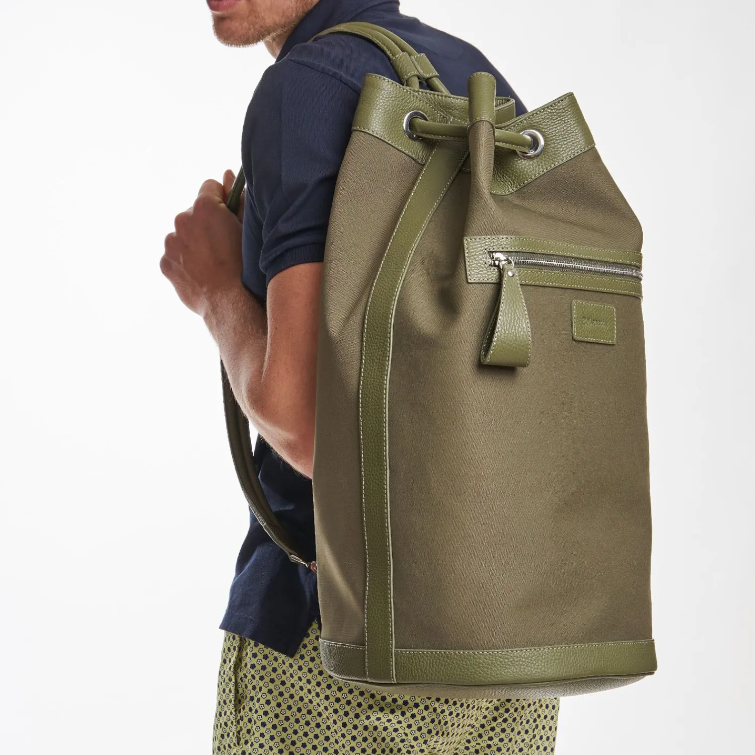 Dark Green Gian Beach Bag>E.Marinella Cheap