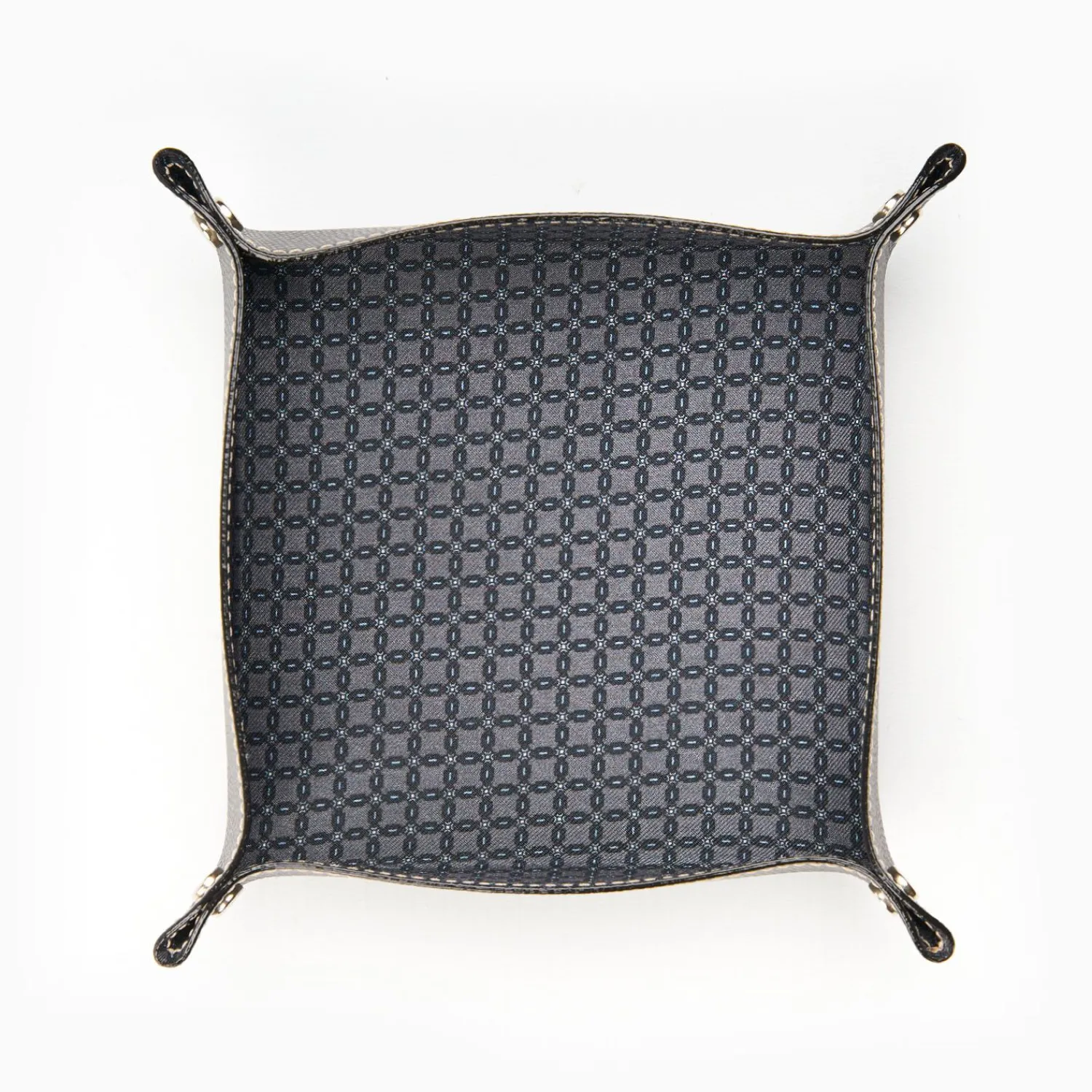 Dark Grey Large Leather Vide00A0Poche>E.Marinella Sale