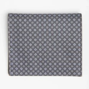 Dark Grey Small Wallet In Silk And Leather>E.Marinella Shop