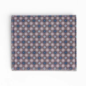 Dark Grey Small Wallet In Silk And Leather>E.Marinella Hot
