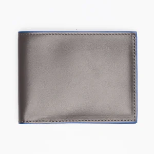 Dark Grey Smooth Leather Horizontal Wallet>E.Marinella Best Sale
