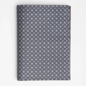 Dark Grey Vertical Wallet In Silk And Leather>E.Marinella Hot