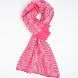 Fuchsia And Beige Cashmere Neck Warmer>E.Marinella Clearance